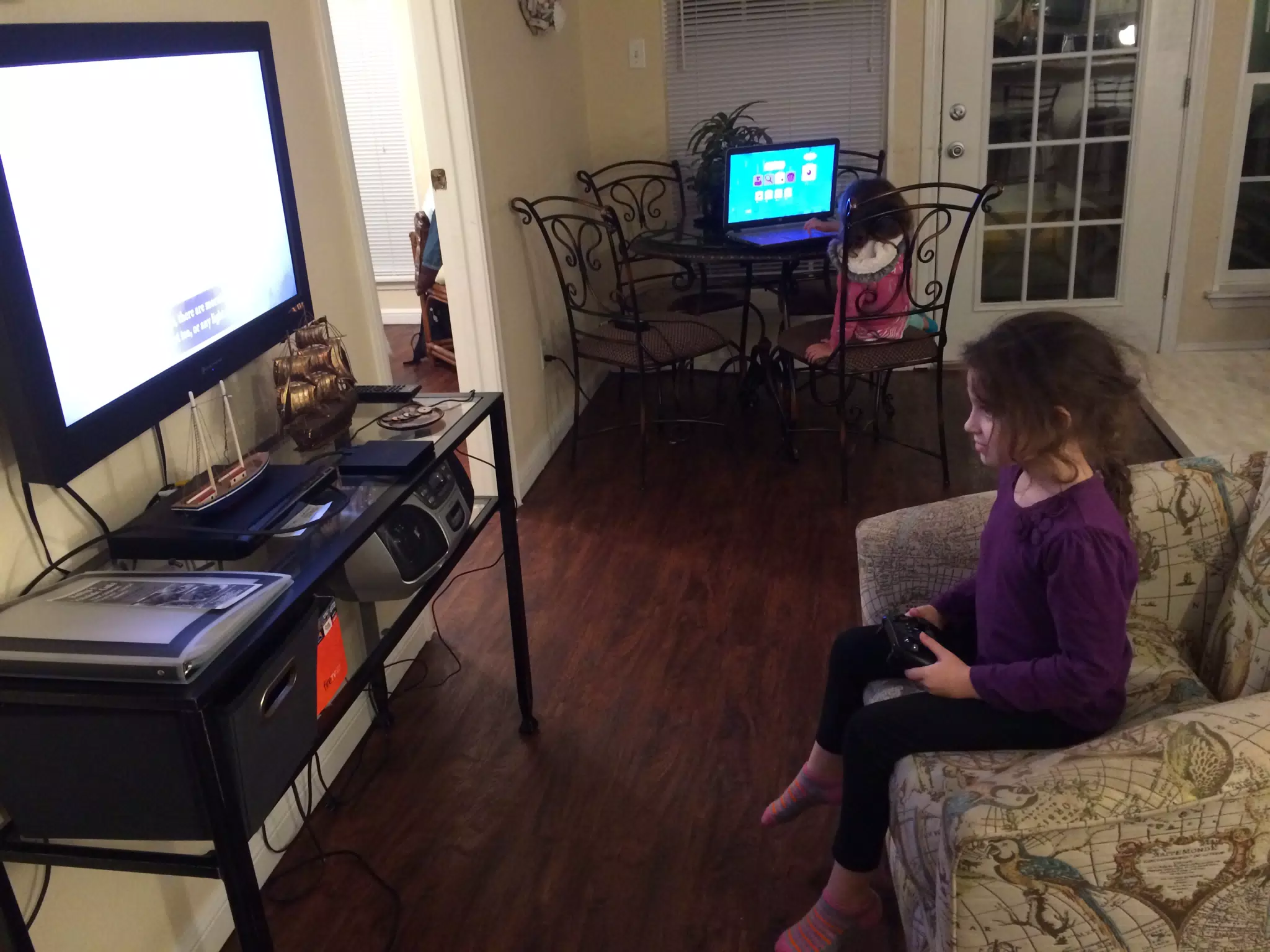 Liesl & Luciana Video Gaming in Galveston