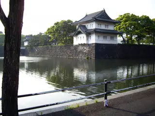 Stanley at Tokyo's Imperial Palace