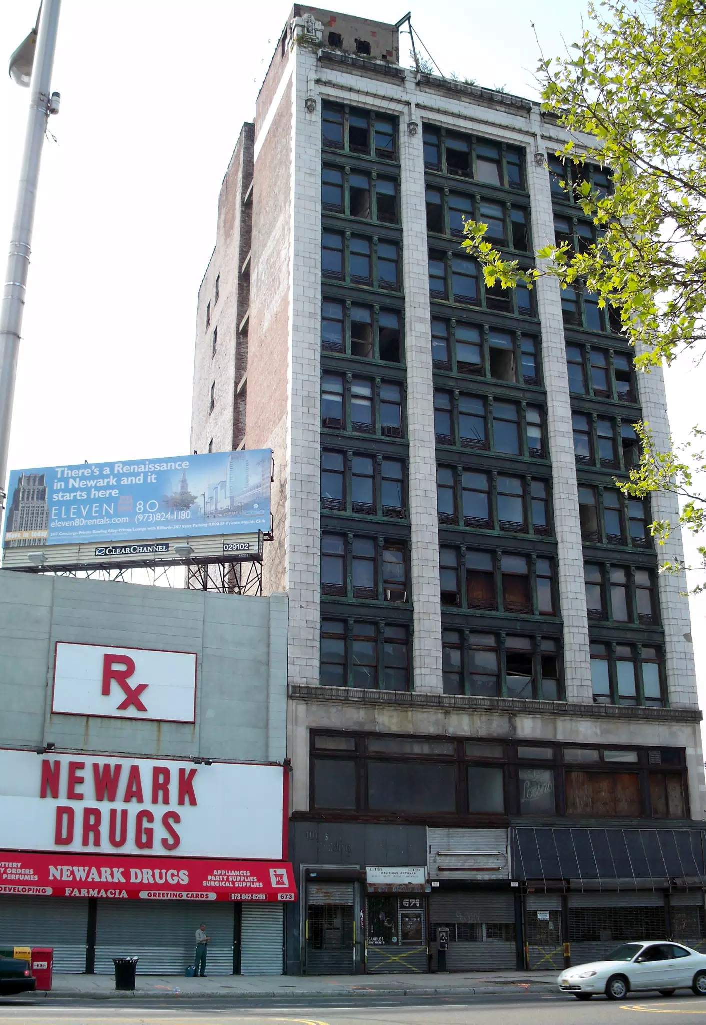 Deserted Building in Downtown Newark