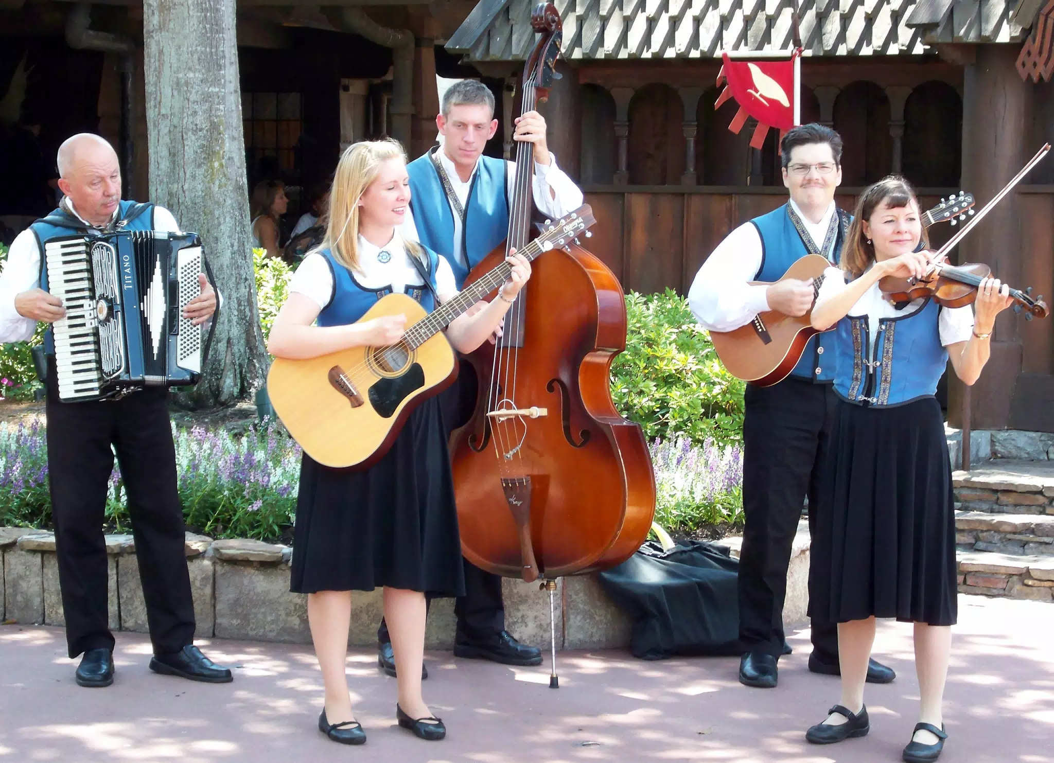 Folk Musicians at the Norway Pavilion in Epcot
