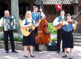 Folk Musicians at the Norway Pavilion in Epcot