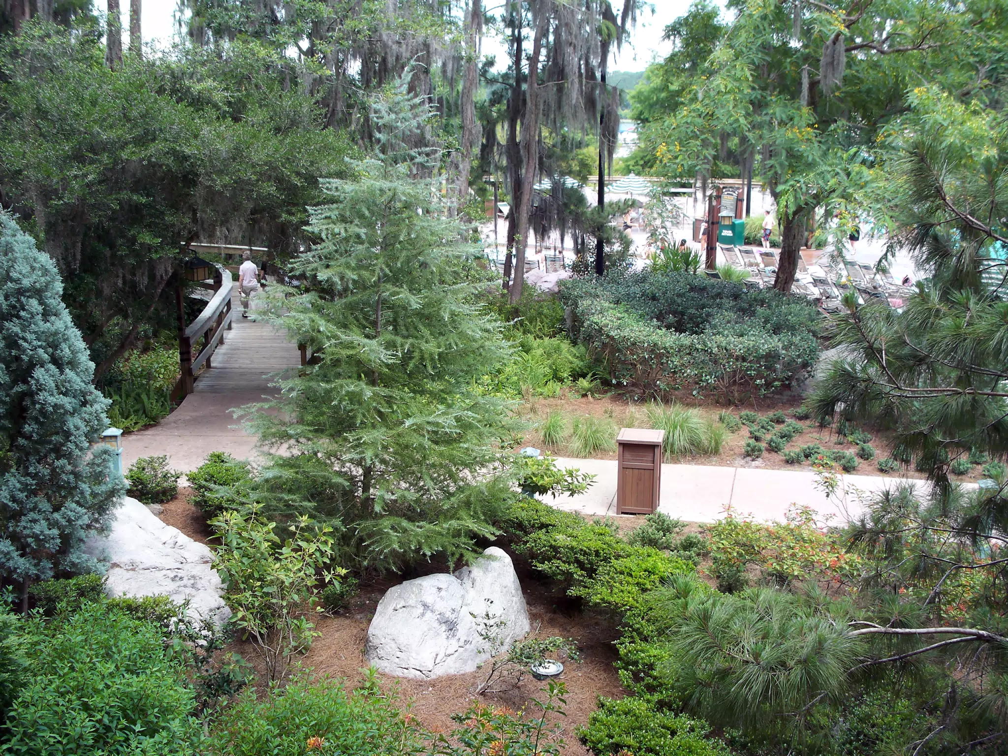 Pool Area of the Wilderness Lodge from Our Balcony