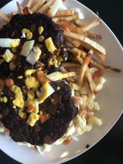 Trash Plate at Mae’s in Geneseo NY