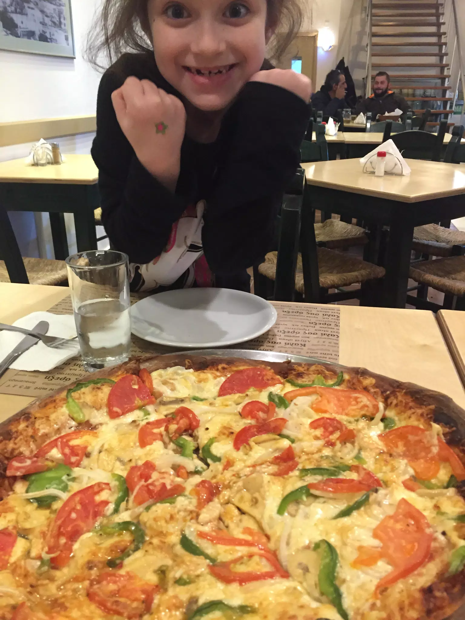 Liesl Excited About Pizza