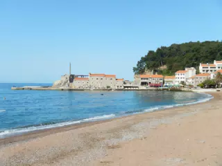 Beach at Petrovac, Montenegro