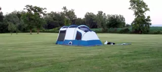 Setting Up Our New Tent