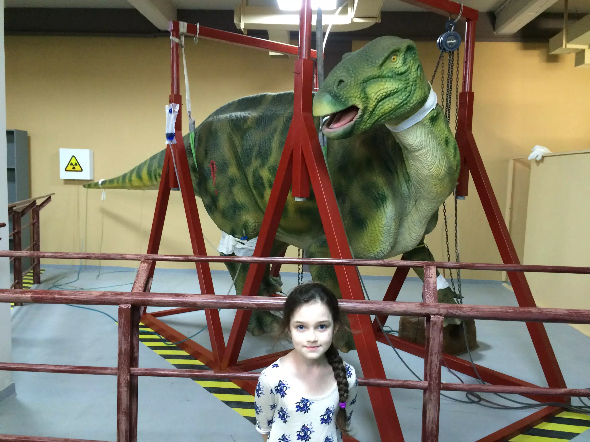 Liesl in the Dino Hospital