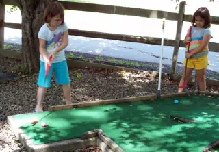 Madeline Putting at KOA