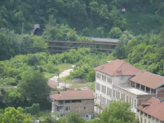 Train Tunnel Under the Old Town in Tarnovo