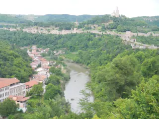 Fortress and River in Tarnovo, Bulgaria
