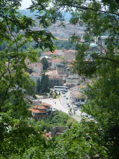 Tarnovo Old Town from the Fortress