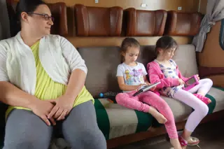 The Girls Riding the Train from Bucharest to Sofia