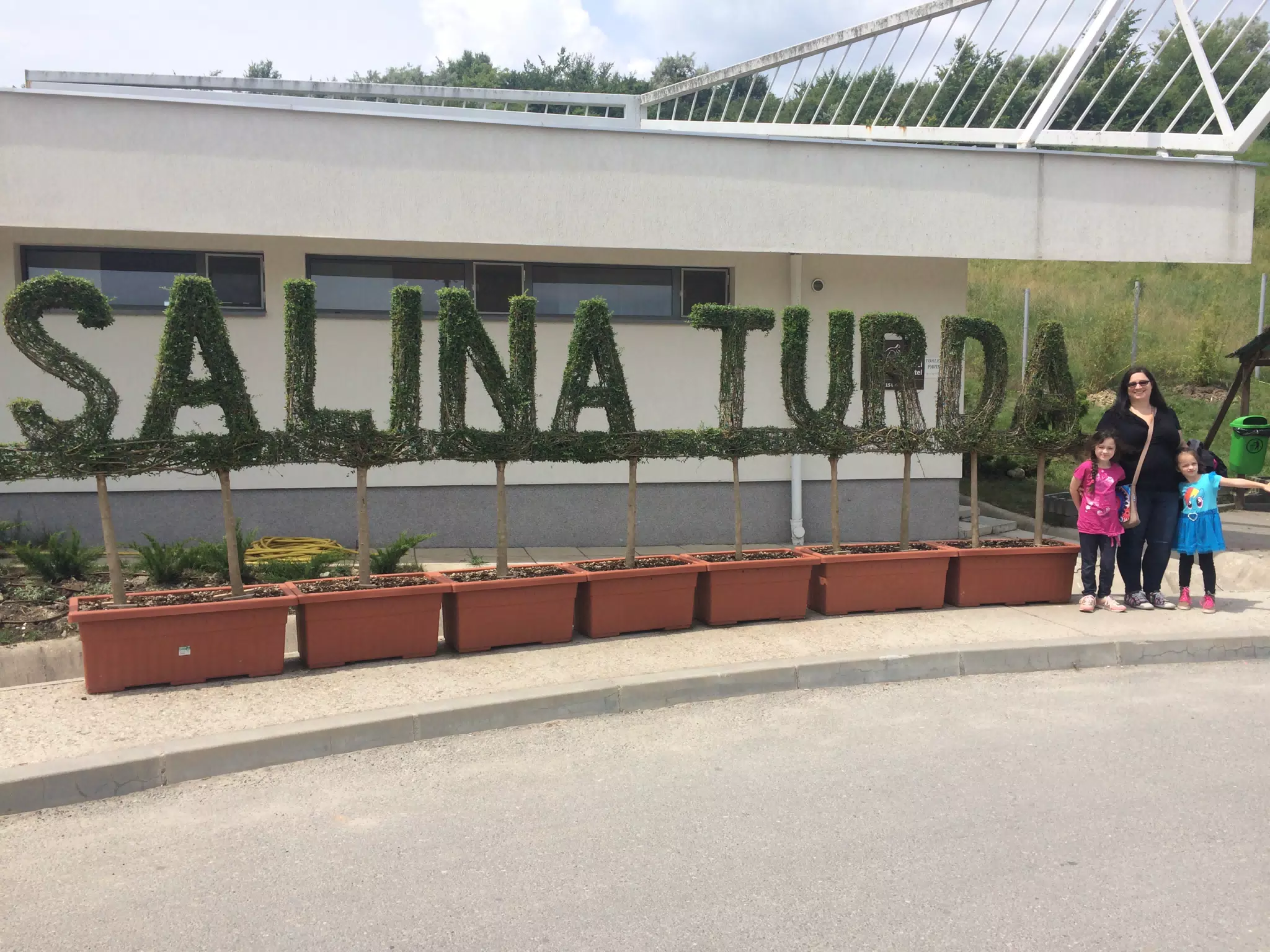 The Miller Family at the Salina Turda Salt Mines