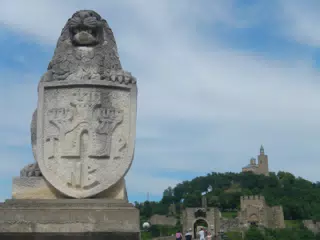 Lion on the Bridge to the Fortress at Tarnovo
