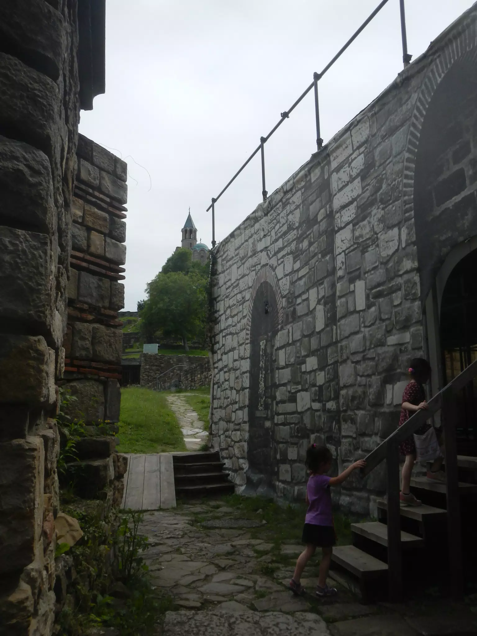Exploring the Old Fortress at Tarnovo