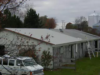 New Roof Going onto Dad's Barn
