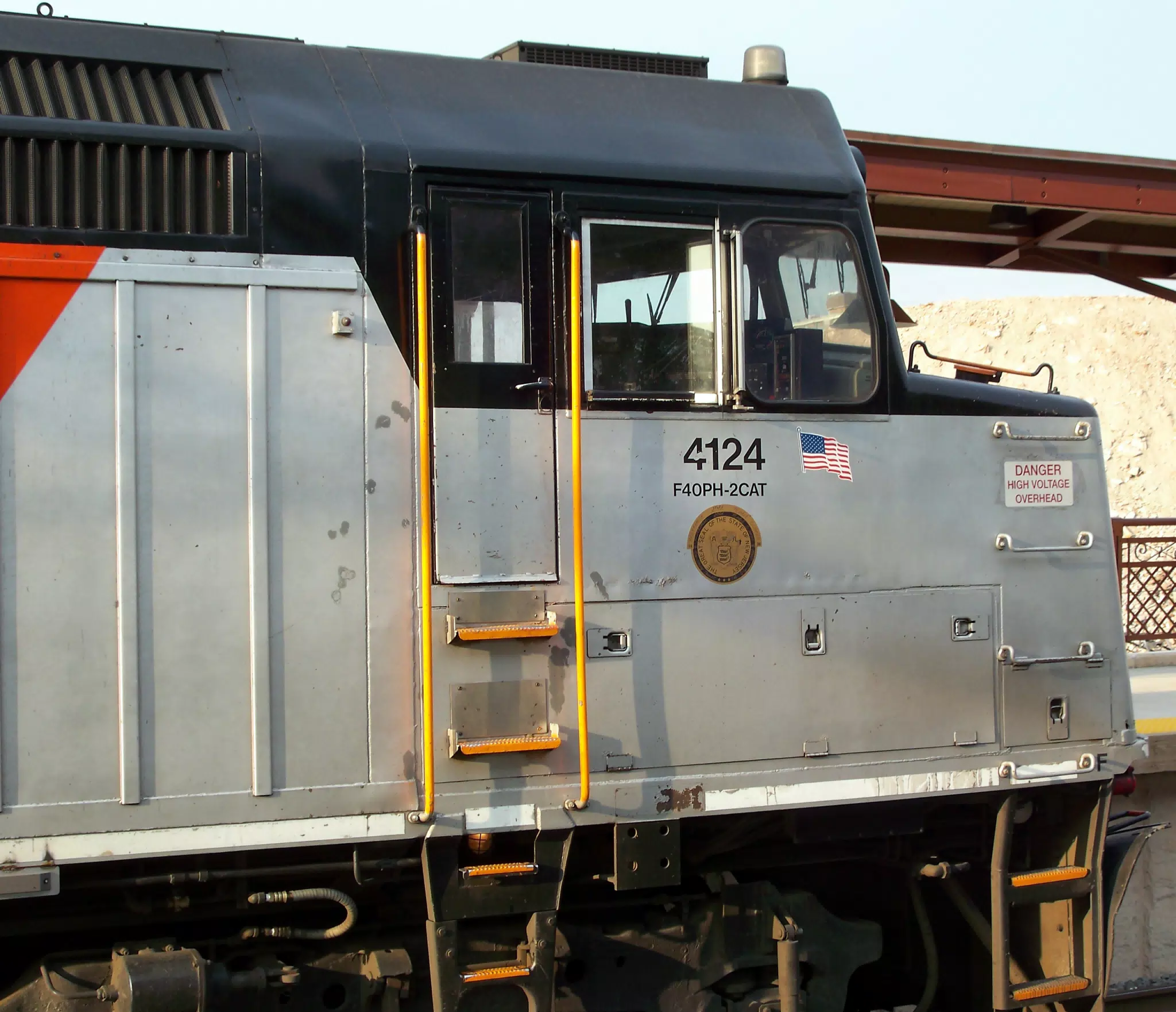 NJ Transit Engine 4124 Cab