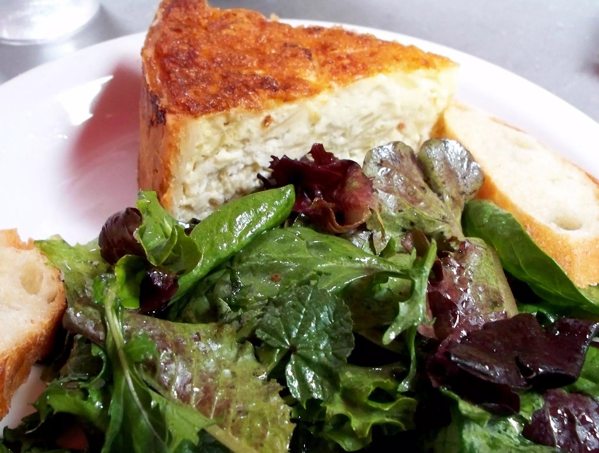Crab and Fennel Quiche at Financier Pâtisserie