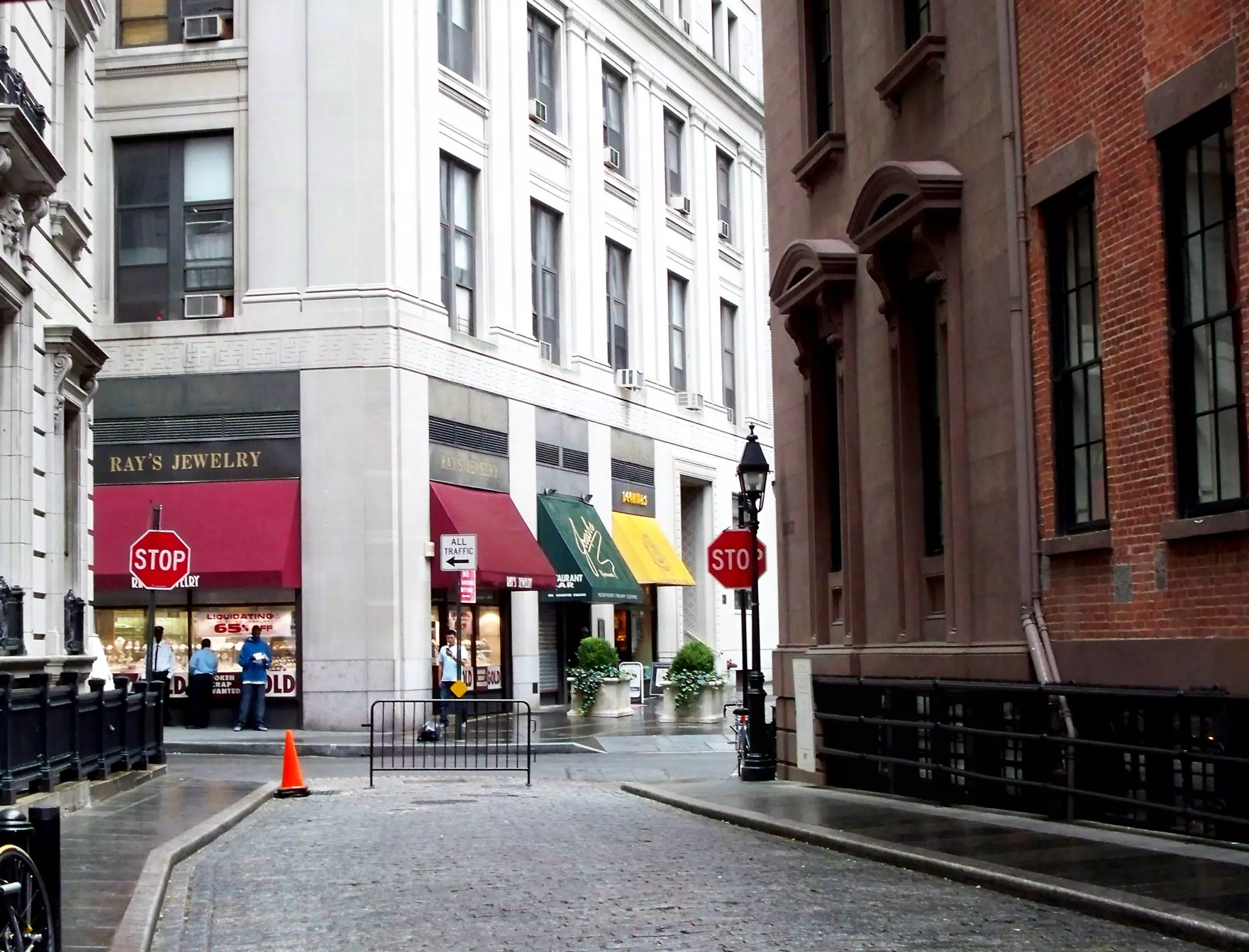 North End of Stone Road at Hanover Square