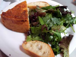 Crab and Fennel Quiche at Financier Pâtisserie