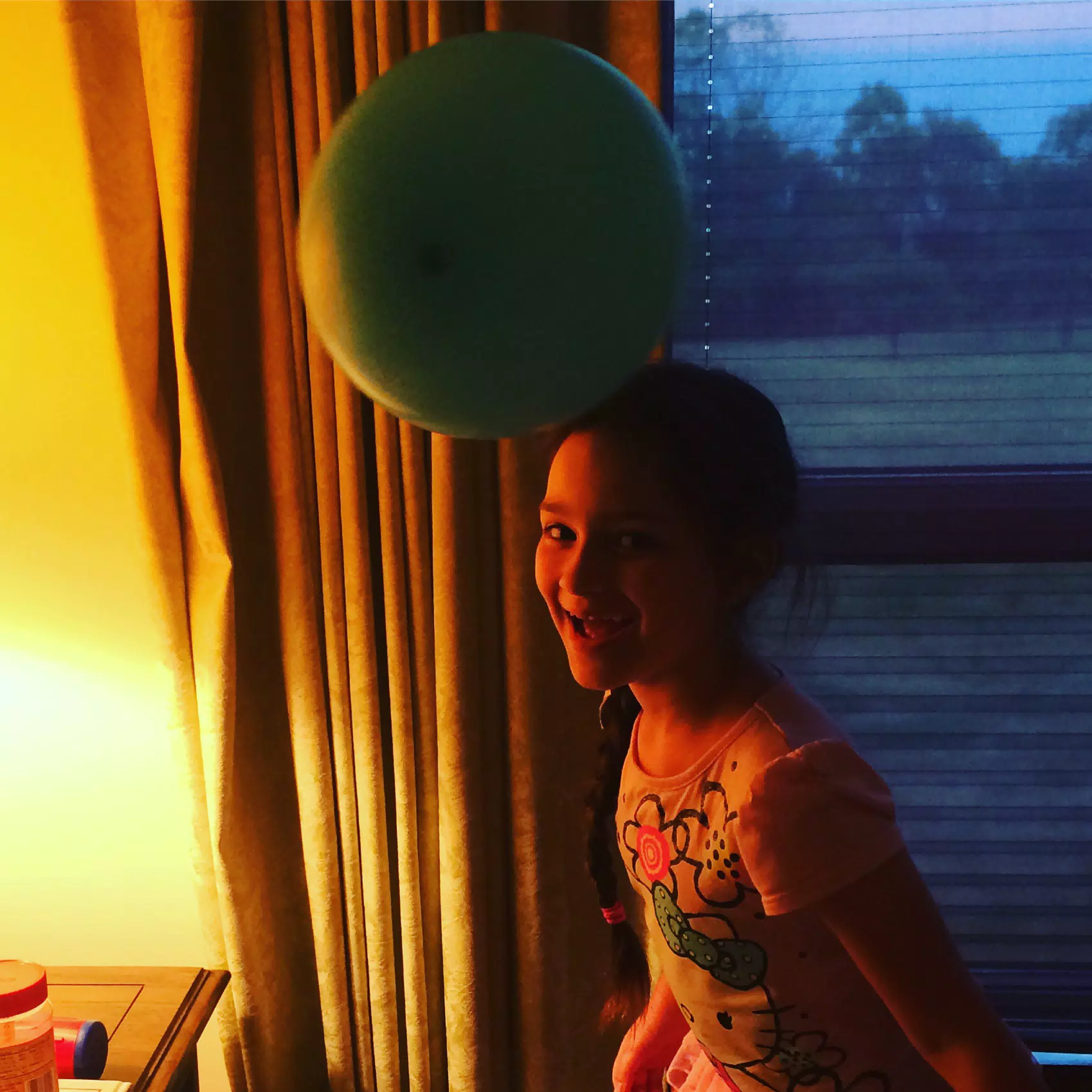 Liesl with Balloon on Her Head
