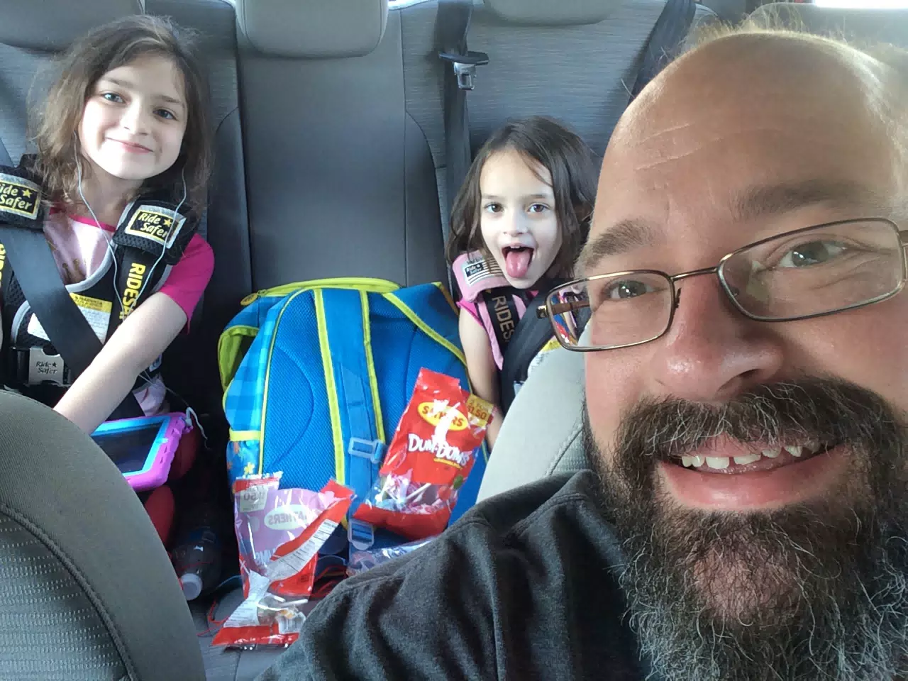Driving with Liesl and Luciana