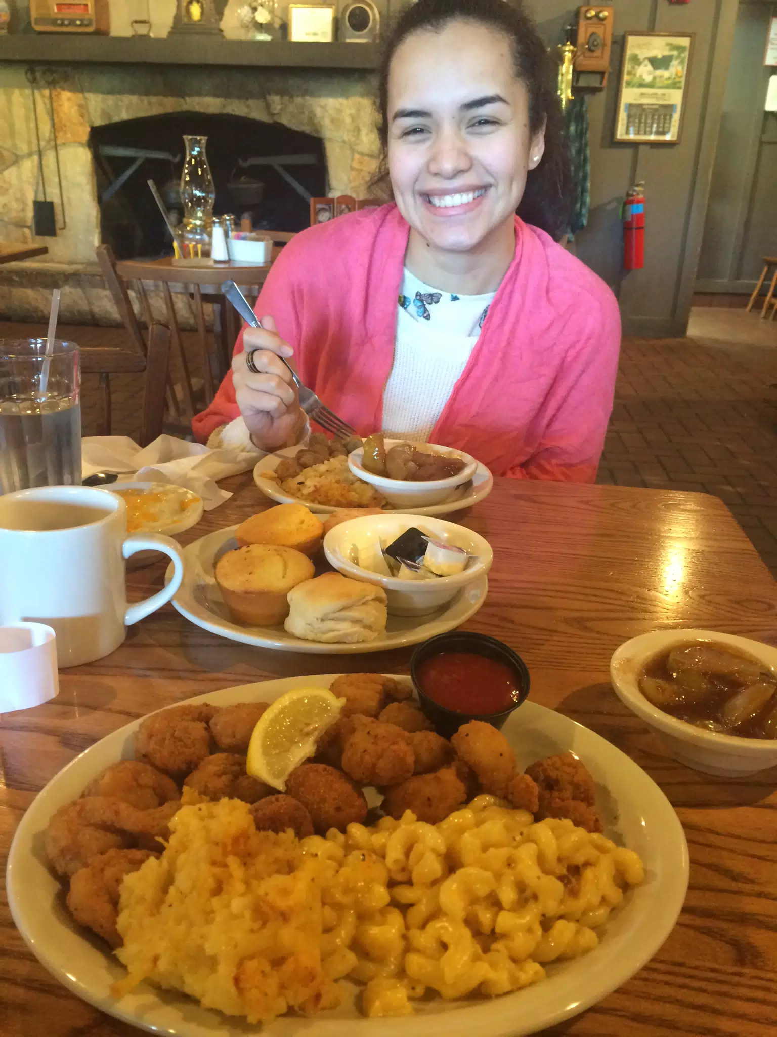 Maggie at Cracker Barrel