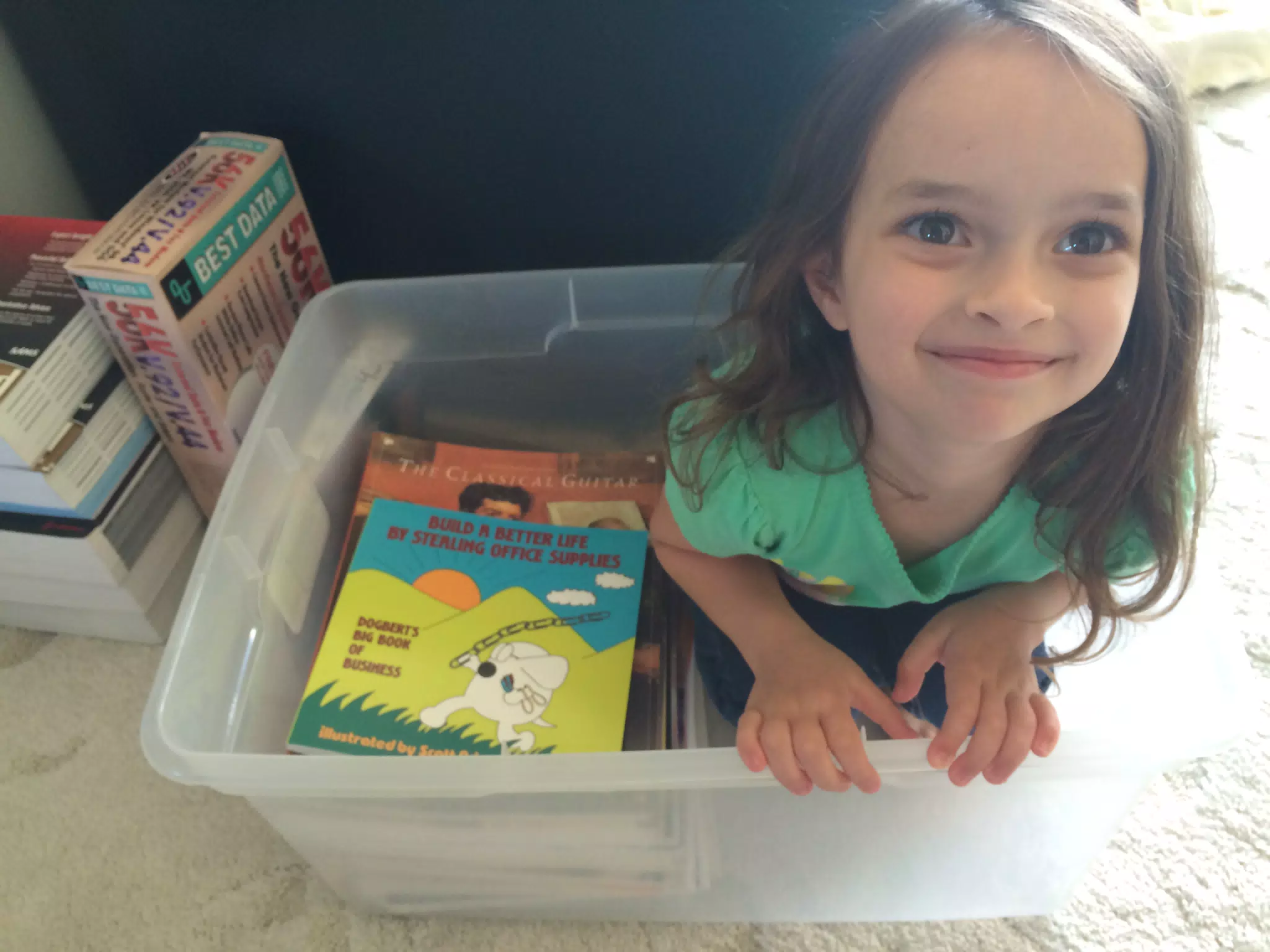 Luciana in Book Box