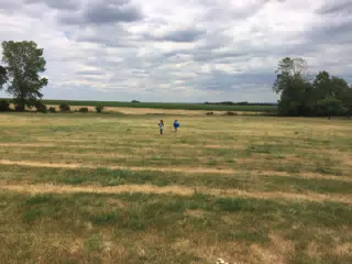Playing in the Field with the Giant Ball
