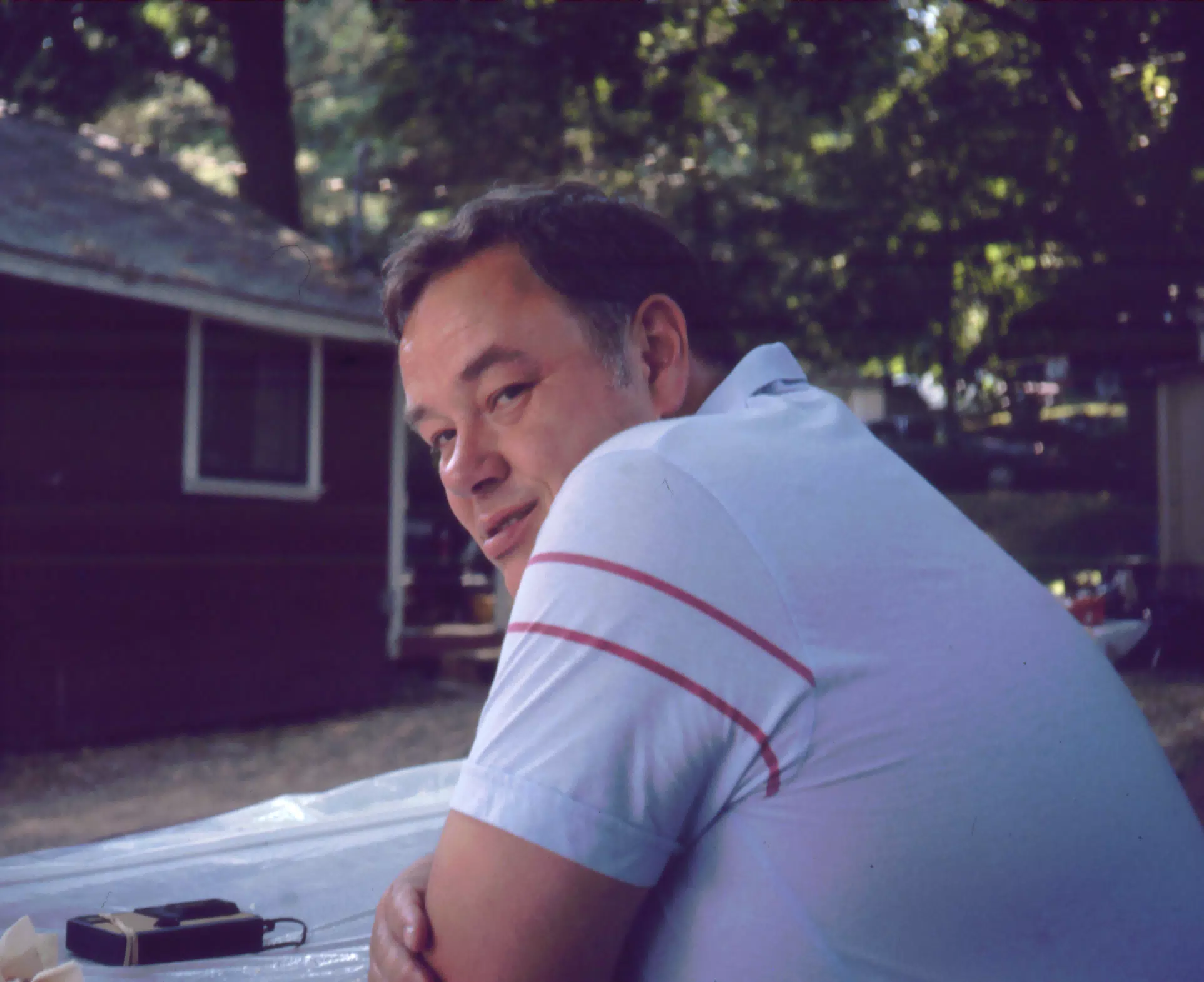 Dad at Cottage on Conesus Lake