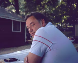 Dad at Cottage on Conesus Lake