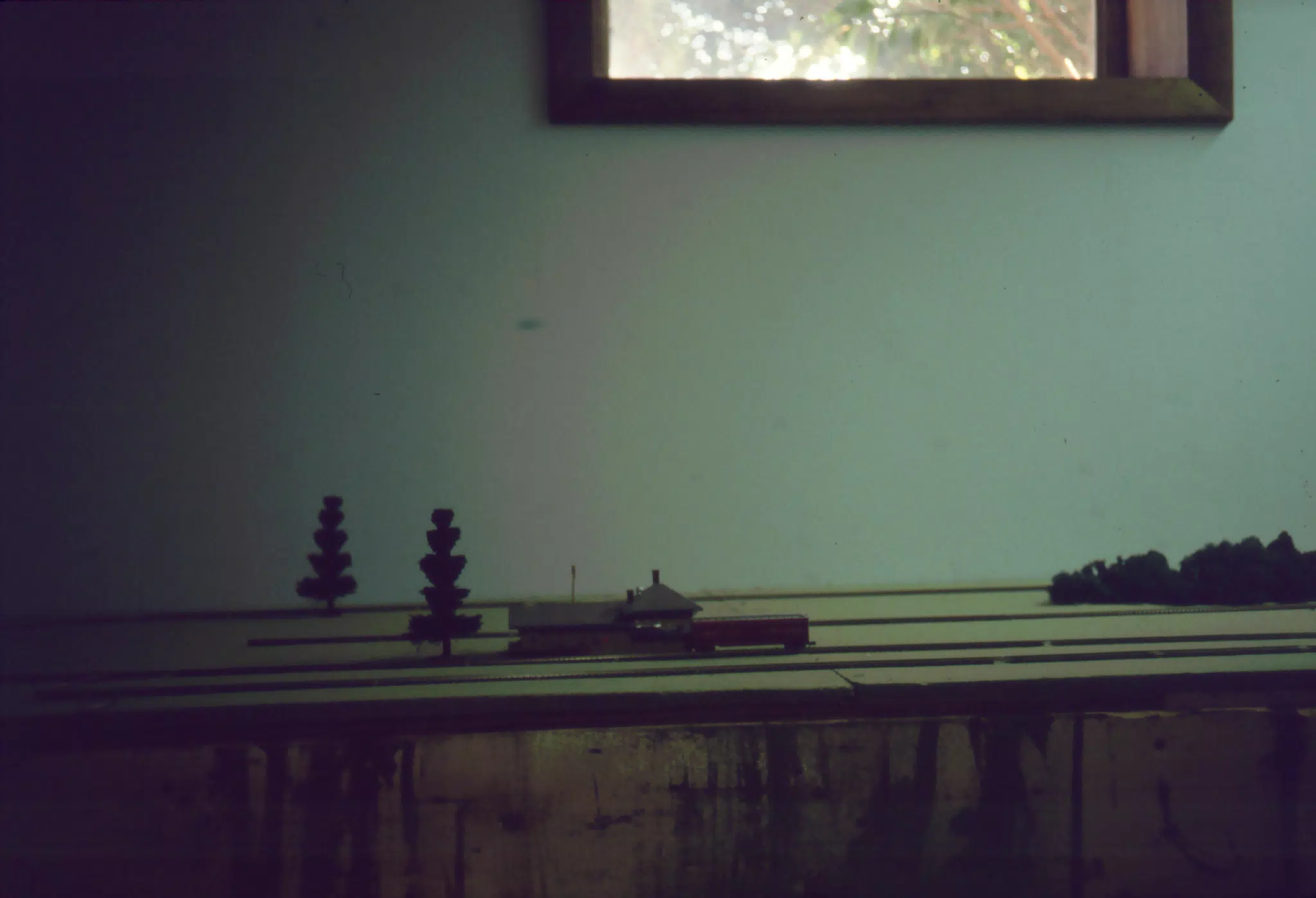 N Scale Model Train Layout at Grandma's
