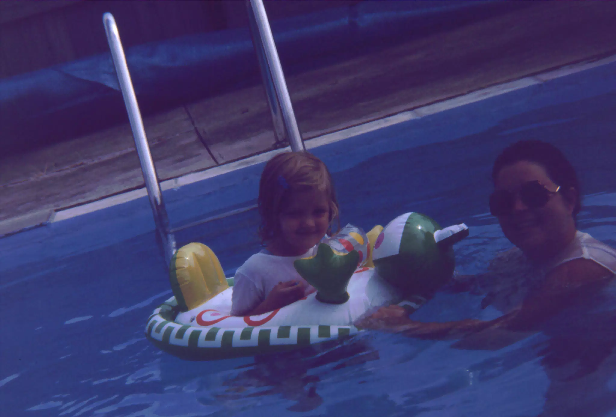 Cousin Gwen in Pool