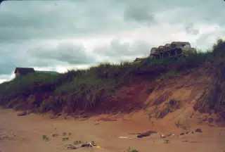 Lobster Traps on Sand Dune, Cavendish, Prince Edward Island