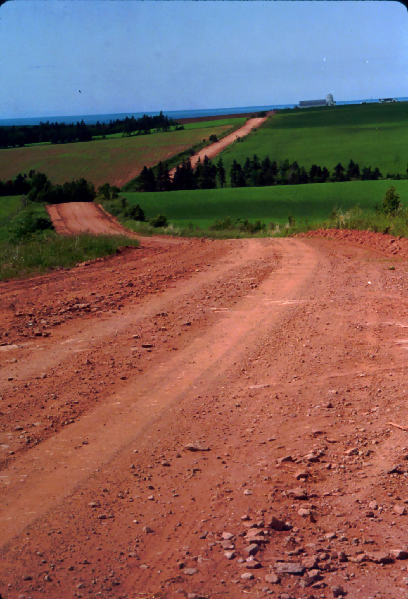 Red Dirt Road on Prince Edward Island, Canada