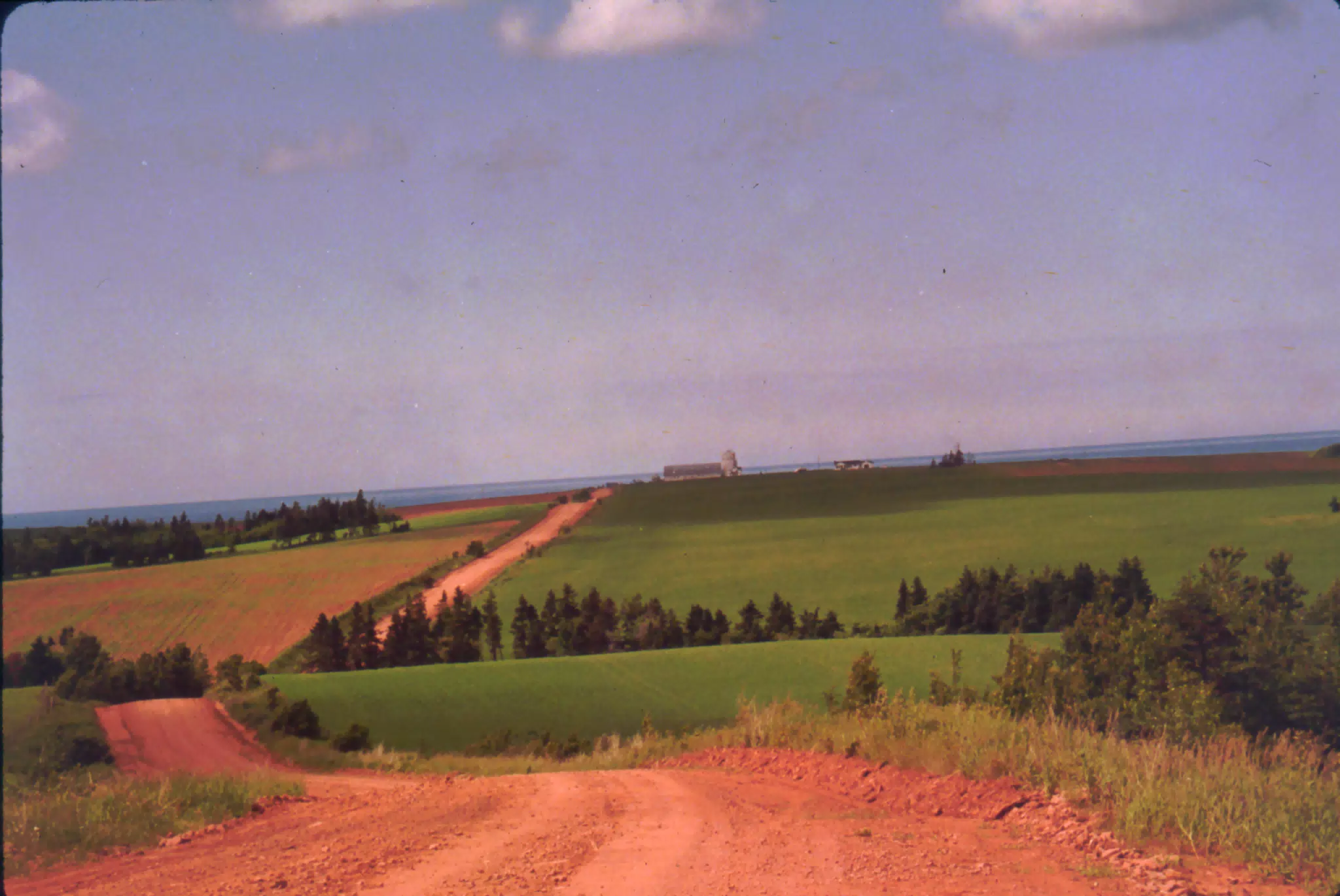 Red Dirt Road on Prince Edward Island, Canada