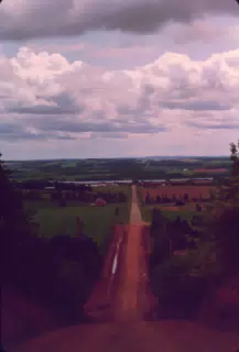 Red Dirt Road on Prince Edward Island, Canada