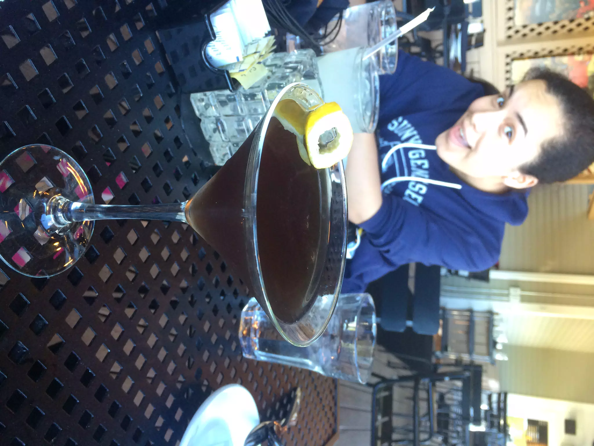 Maggie with Cocktails in Rochester, NY