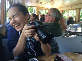 Maggie on a Cruise on the Erie Canal