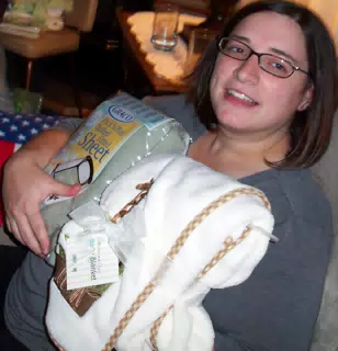 Baby Shower Soft Blanket and Fitted Sheets