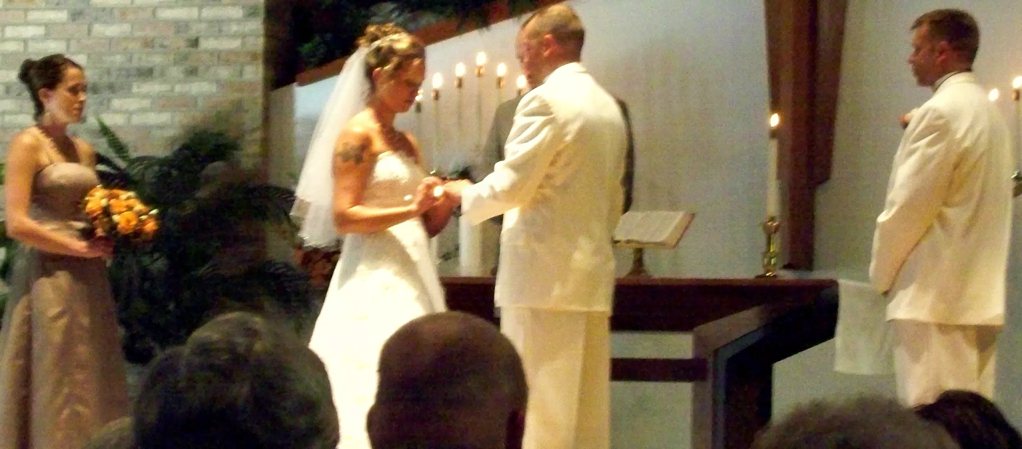 Howlett Wedding - Joe and Nikki Exchanging Rings