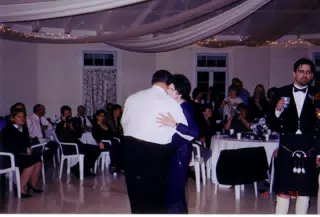 Tom and Karen Miller Dancing at Scott and Dominica's Wedding