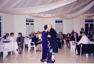 Scott and Karen Miller Dancing at Scott and Dominica's Wedding