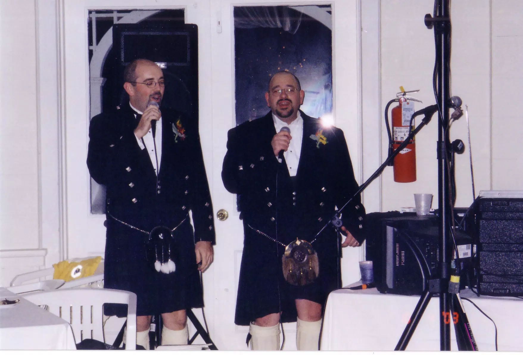 Nate and Scott Doing Karaoke