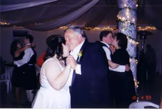 Dominica Dancing with her Father in Law