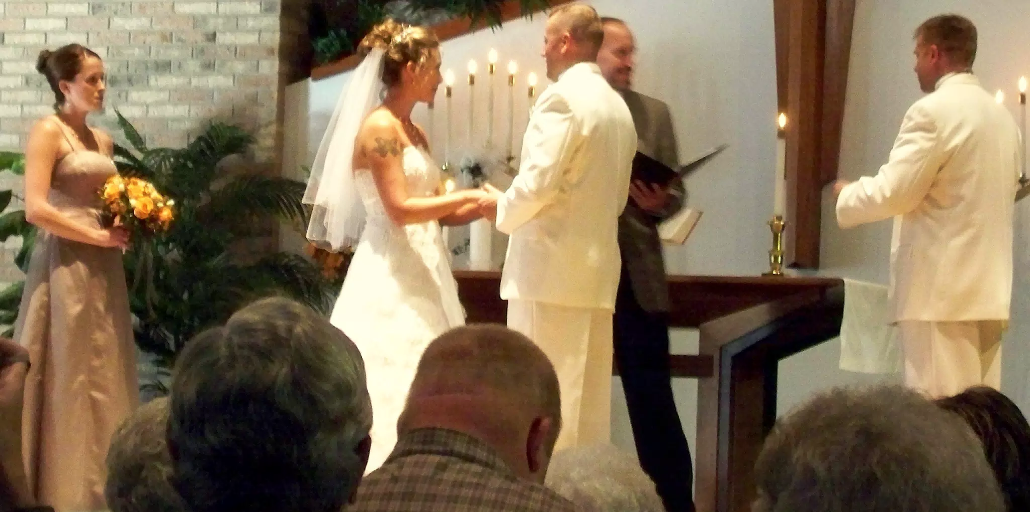 Howlett Wedding - About to Exchange Rings