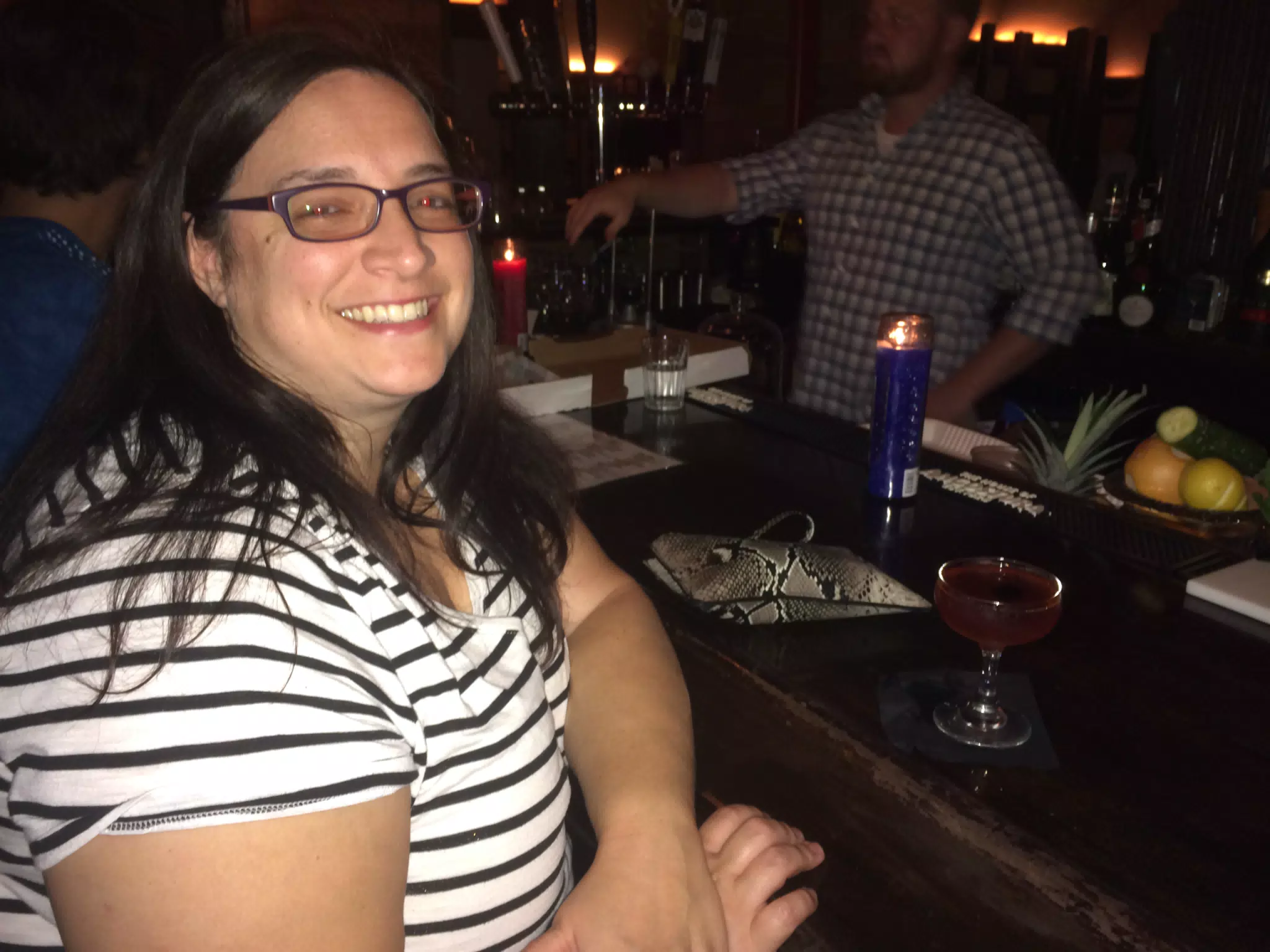 Dominica at the Cocktail Bar