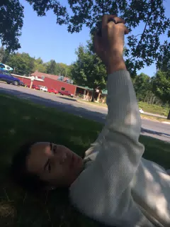 Maggie Under Tree in PA