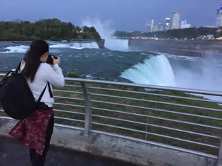 Maggie Photographing Niagara Falls, NY