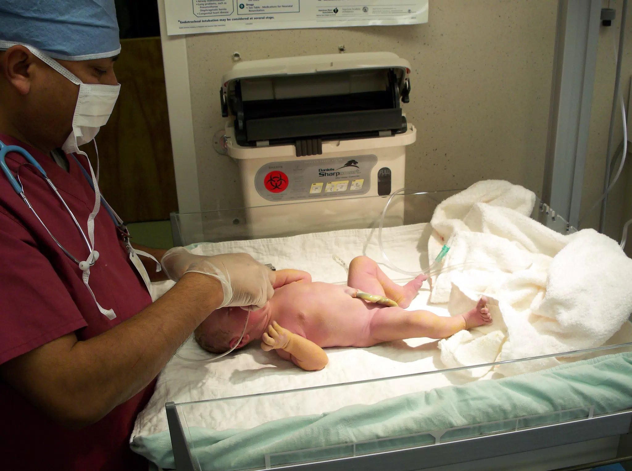 Liesl and Her Pediatrician Immediately Following Surgery